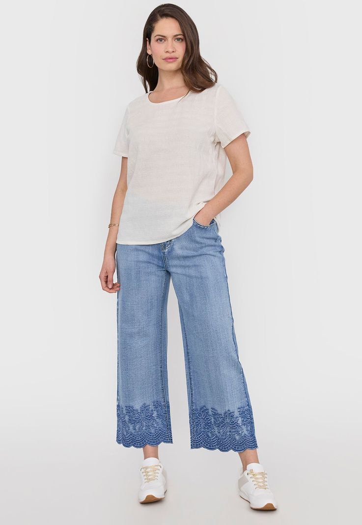 Blusa Mujer Corazón Blanco Corona-3