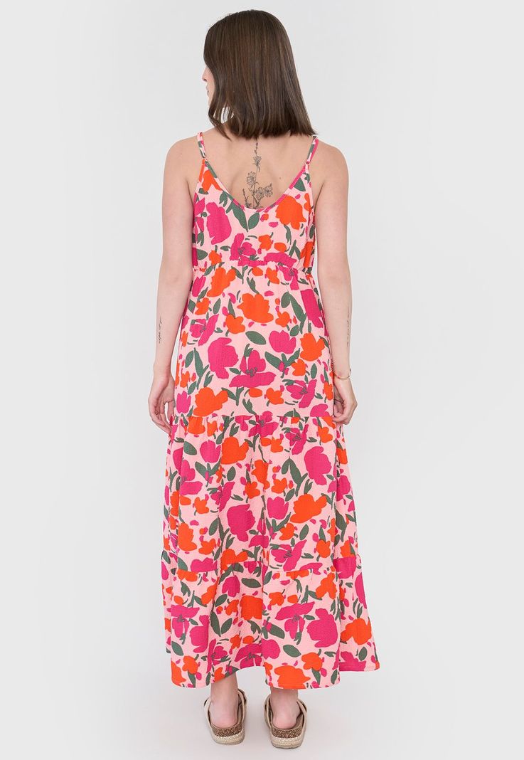 Vestido Mujer Largo Pabilo Rosado Corona-1
