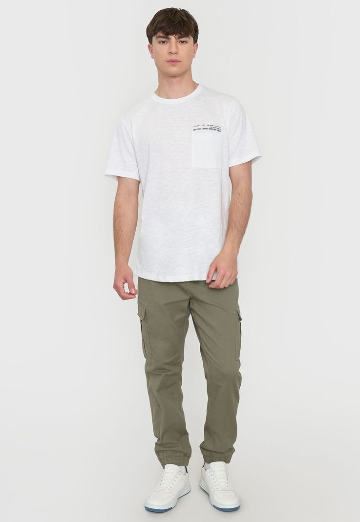 Buzo Hombre Jogger Cargo Verde Corona-0