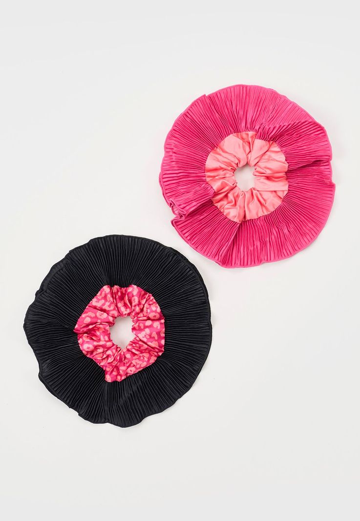 Estuche + Scrunchie Mujer Coral Corona-1