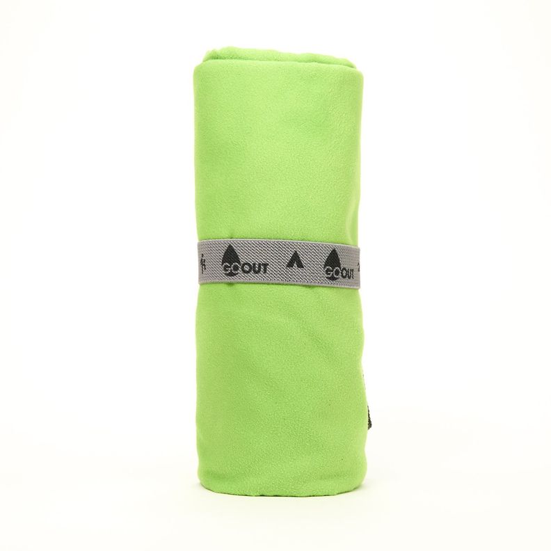 Toalla de microfibra Go Ot 100% reciclada, tamaño L Verde-2