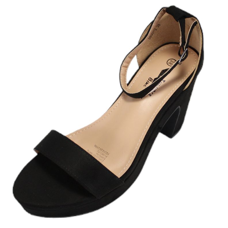 Sandalia Mujer Taco Alto 56 Yassne Negro-1