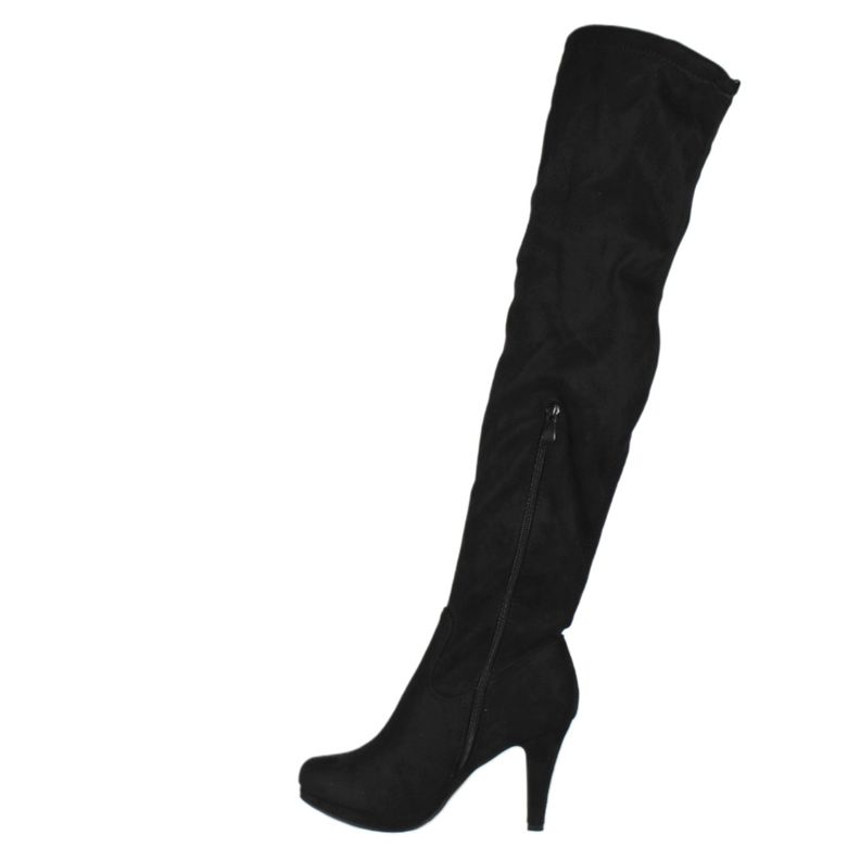 Bota Larga Gamuza Mujer 30 Yassne Negro-3