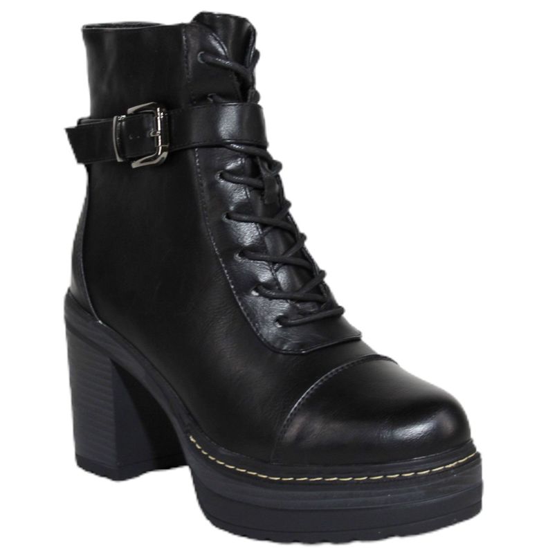 Botin de Mujer Taco alto y Plataforma 315 Yassne-1