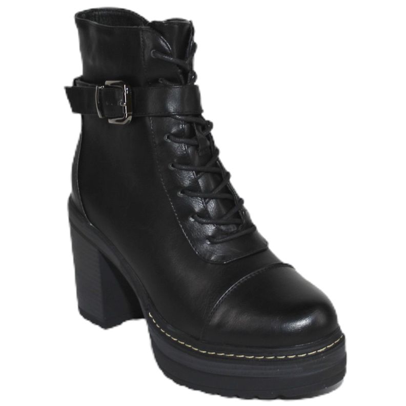 Botin de Mujer Taco alto y Plataforma 315 Yassne-2
