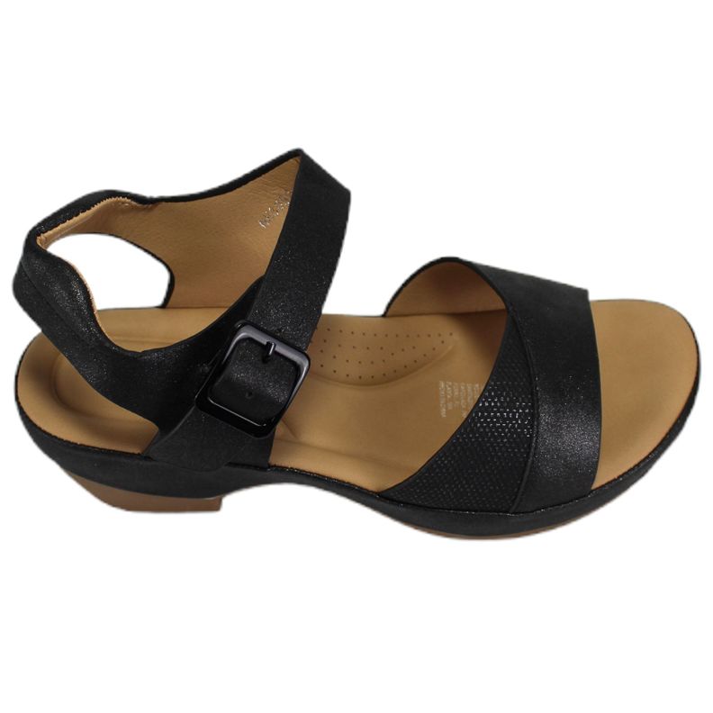 Sandalia Casual Mujer Taco Medio H52 Yassne Negro-2