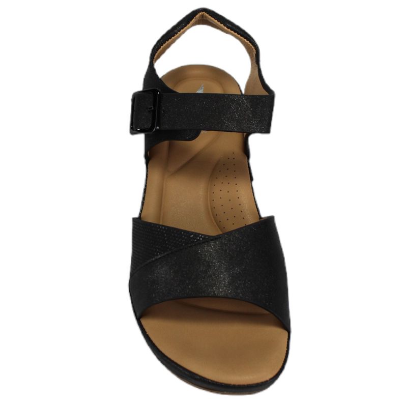 Sandalia Casual Mujer Taco Medio H52 Yassne Negro-3