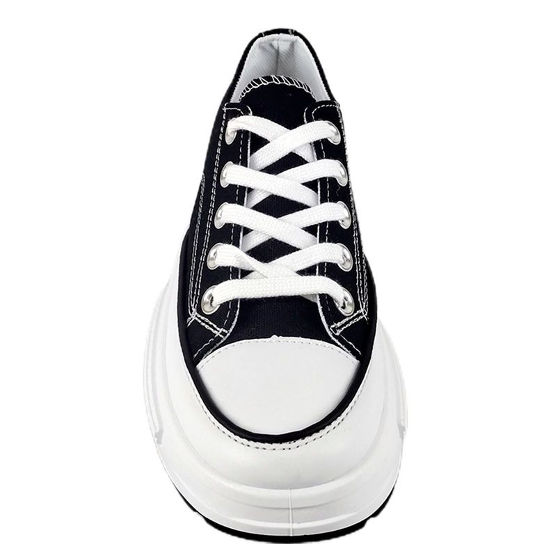 Zapatilla Urbana de Mujer Con Plataforma J26 Negro-2