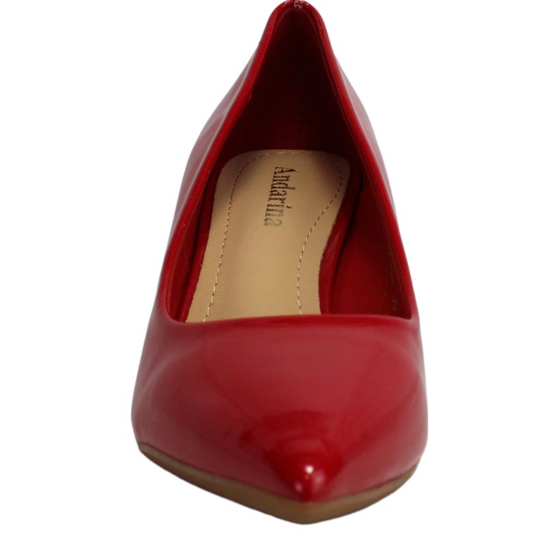 Zapato de Tacón Elegante Rojo 100 Yassne-2