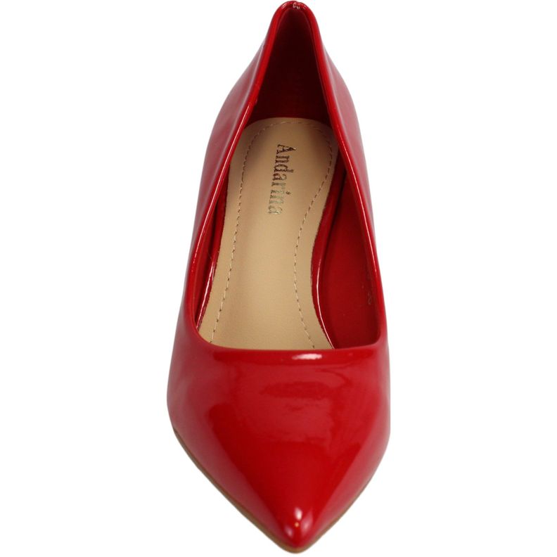 Zapato de Tacón Elegante Rojo 100 Yassne-3