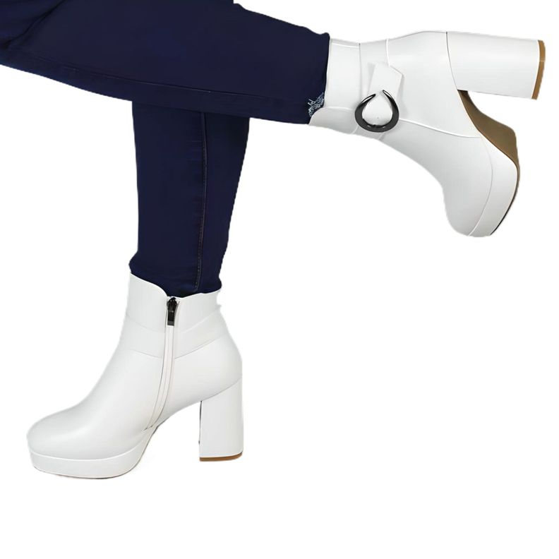 Botin de Mujer 62 Yassne Blanco-2