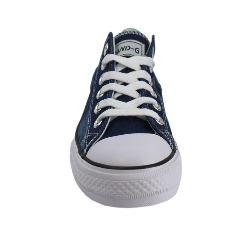 Zapatilla urbana de lona para mujer G1 Yassne Azul-3