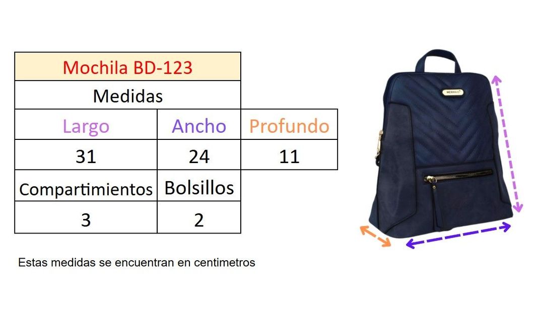 Mochila Mujer 23 Gris Yassne-3