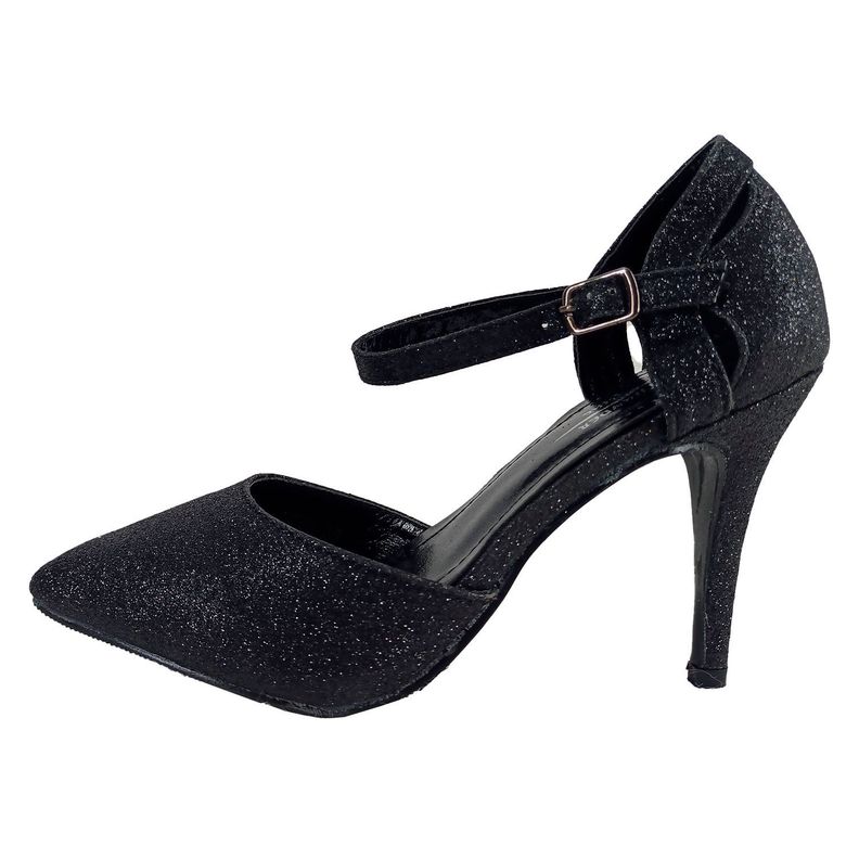 Sandalias de Mujer Taco alto Negro-0