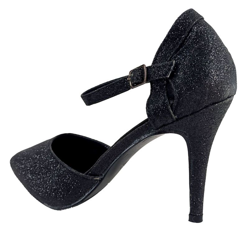 Sandalias de Mujer Taco alto Negro-3