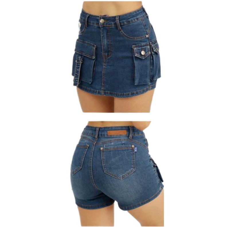 Falda Short de Mujer Jeans 24 Yassne-3