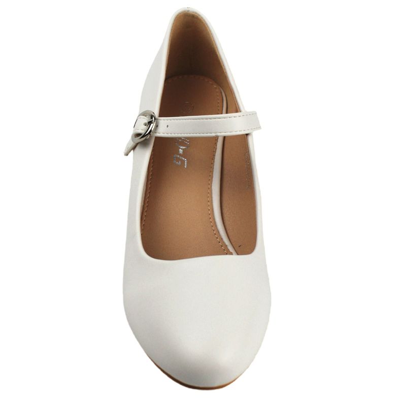 Zapato vestir taco medio para Mujer G30 Yassne Blanco-2