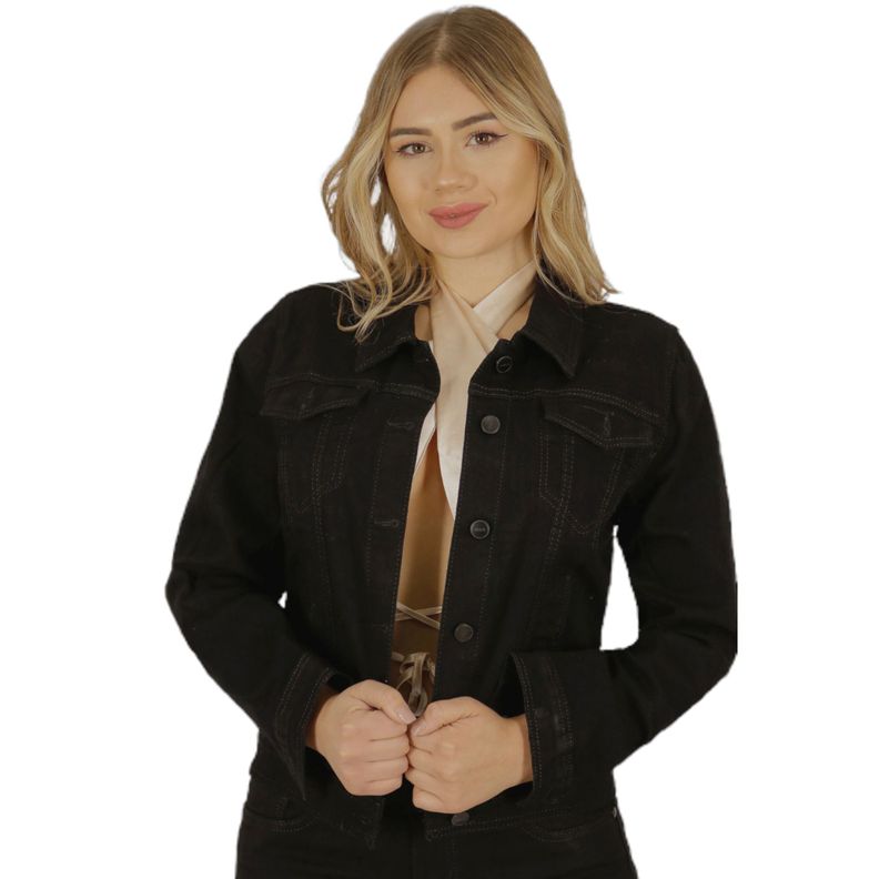 Chaqueta de Mezclilla para Mujer J17  Yassne-0