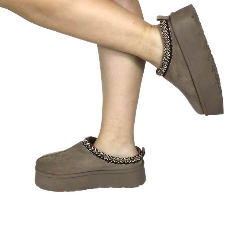 Pantufla de Mujer Invierno 03 Yassne Gris-1