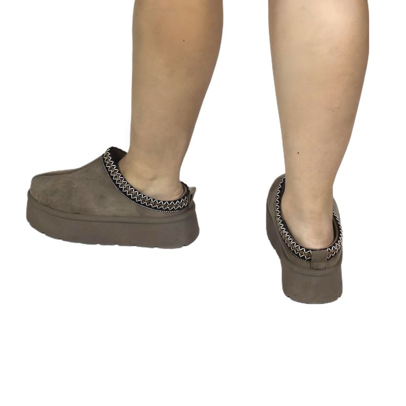 Pantufla de Mujer Invierno 03 Yassne Gris-2