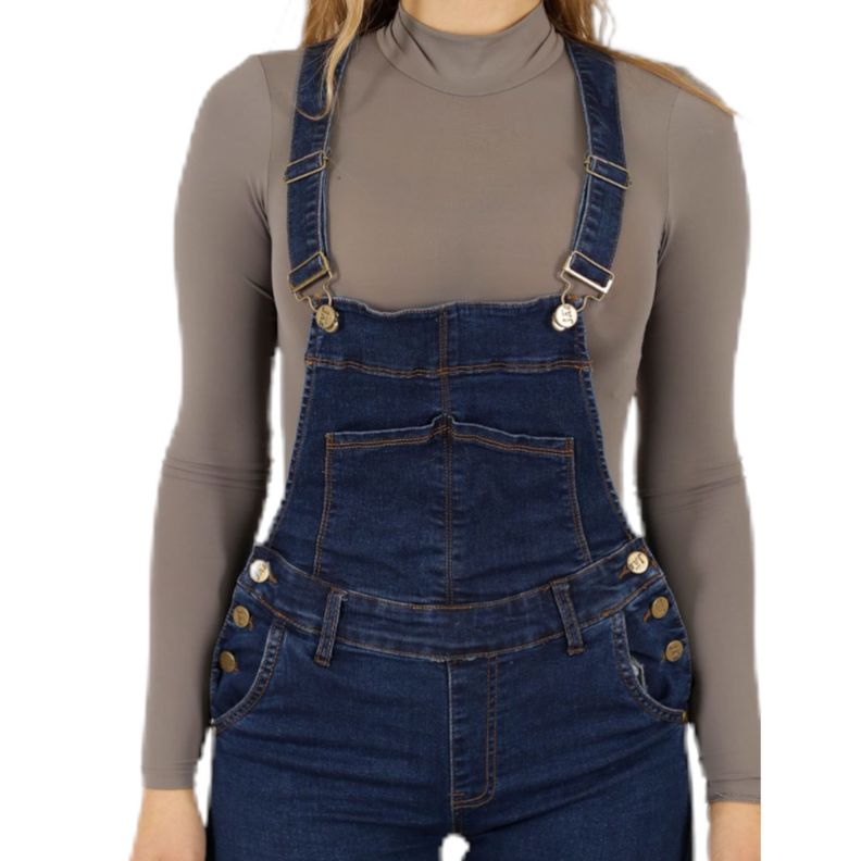 Jardinera de jeans para mujer 333 Yassne-2