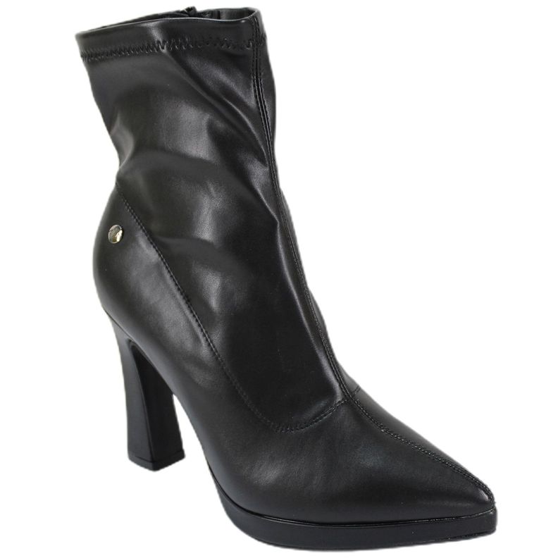 Botin Elegante De Mujer Taco Alto 56 Yasna-1