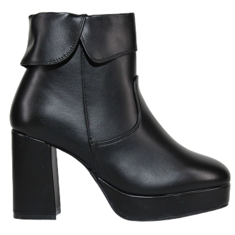 Botines de ecocuero con tacón alto y plataforma 363 Yassne-0