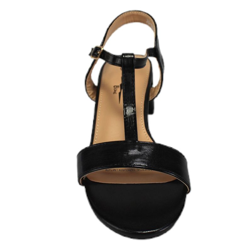 Sandalia Mujer Taco Bajo J6 Yassne Negro-3