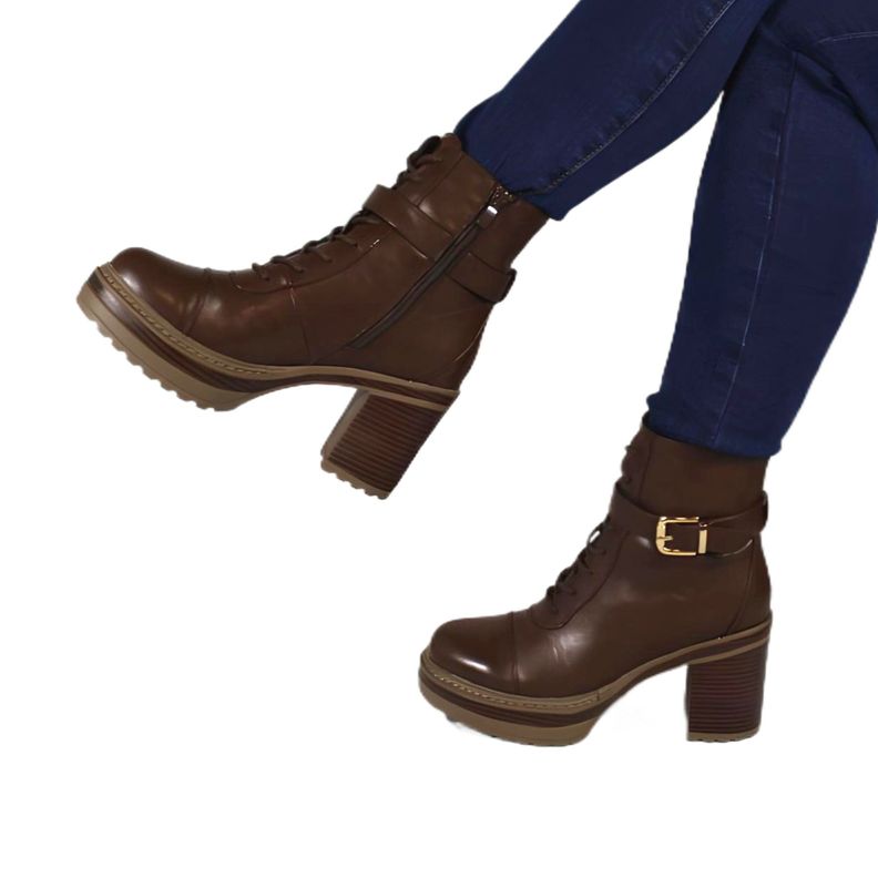 Botin de Mujer Invierno 15 Yassne Café-2