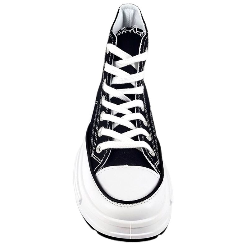 Zapatilla Urbana Caña Alta de Mujer Con Plataforma J25 Negro-2