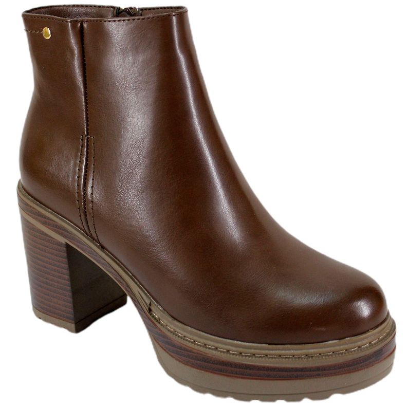 Botin Tacón Alto Plataforma Elegantes Qm16 Yasna-1
