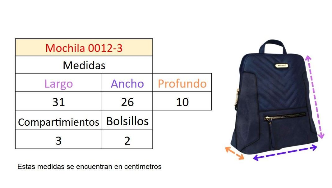Mochila Mujer 12 Negro Yassne-3