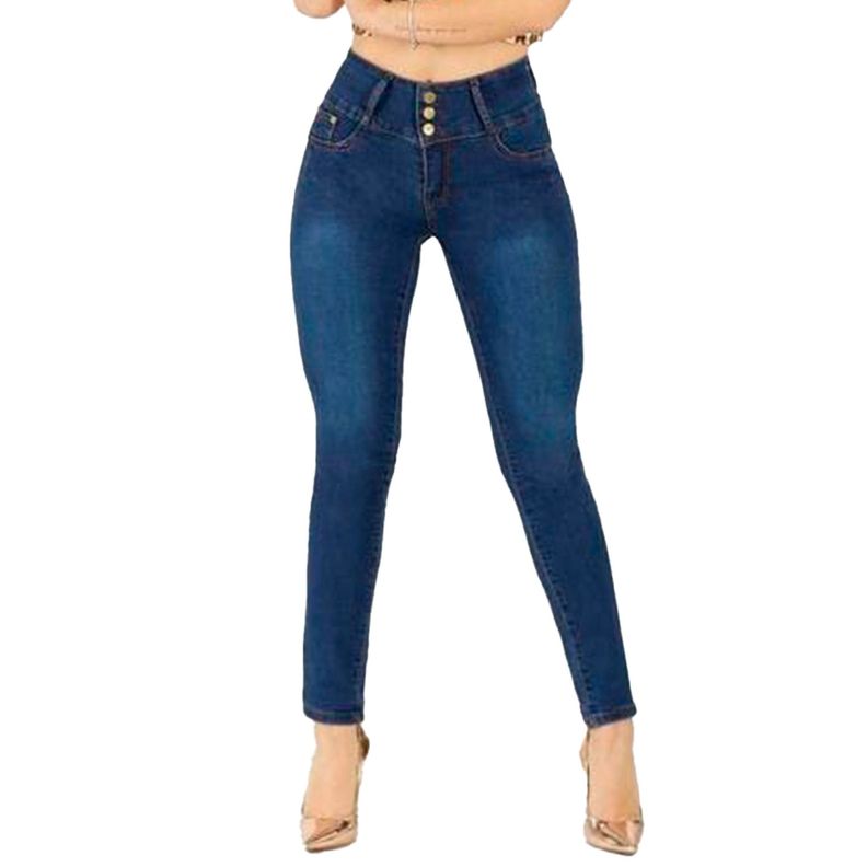 Jeans De Mujer Tiro Alto Pitillo J16 Yassne-2