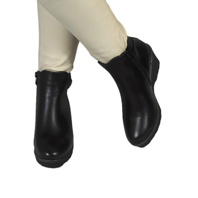Botin de Mujer Invierno 73 Yassne Negro-2