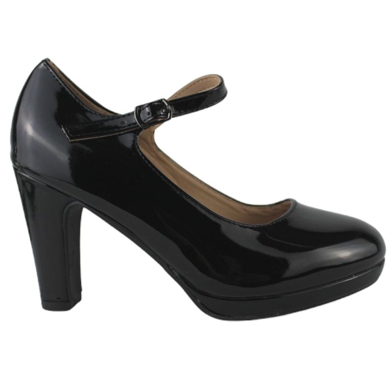 Zapato mujer taco alto A10 Yassne Negro-0