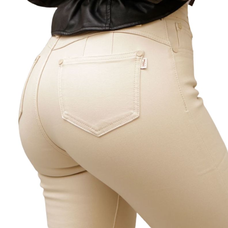 Pantalon ecocuero de Mujer Jeans Pitillo Skinny T2 Yassne-3