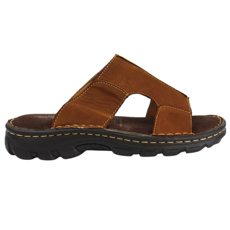 Sandalia Cuero Hombre 226 Marron-0