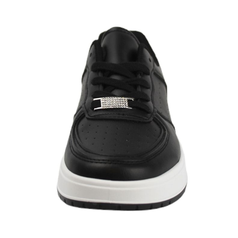 Zapatilla Urbana de Mujer con Plataforma TH3 Yassne Negro-3