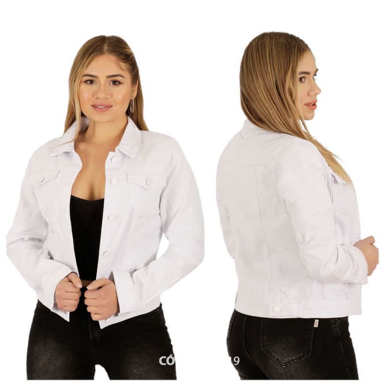 Chaqueta de Mezclilla para Mujer J19 Yassne-3