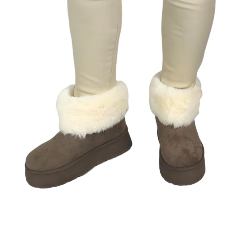 Pantubota Botin de Mujer Invierno 13 Yassne Gris-1