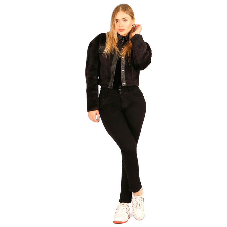 Jeans De Mujer Tiro Alto Pitillo J74 Yassne-0