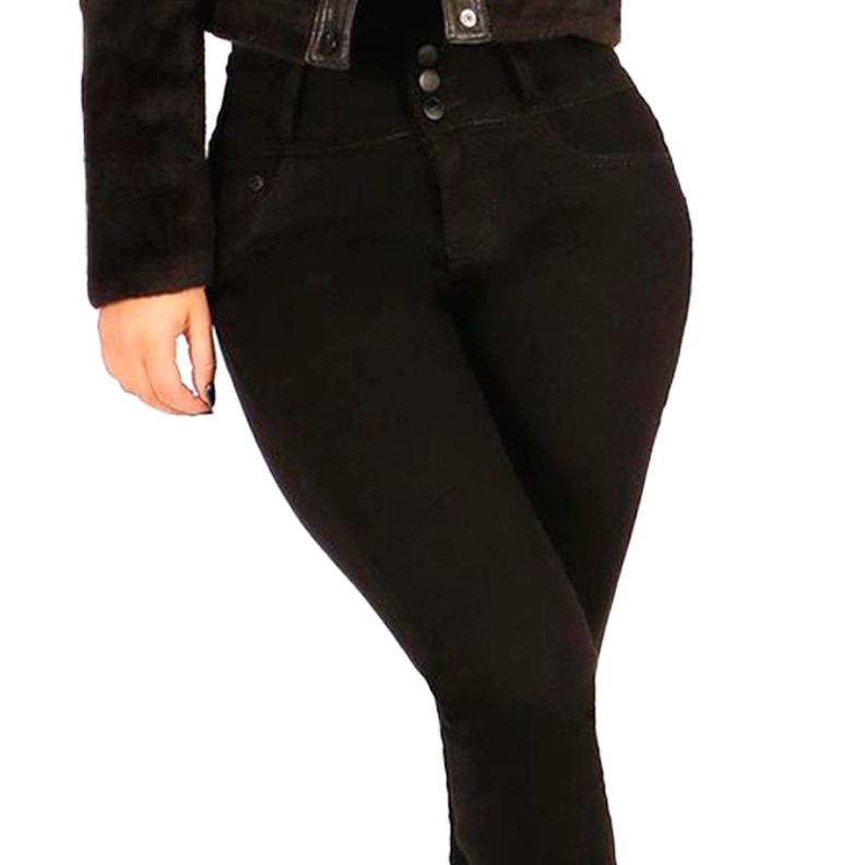 Jeans De Mujer Tiro Alto Pitillo J74 Yassne-1