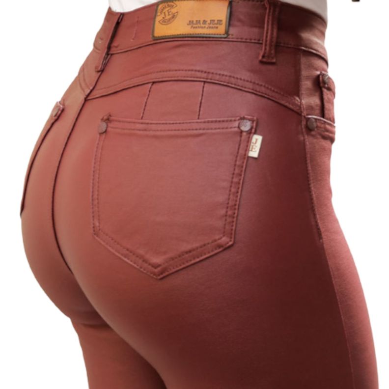 Pantalon ecocuero de Mujer Jeans Pitillo Skinny J2 Yassne-3