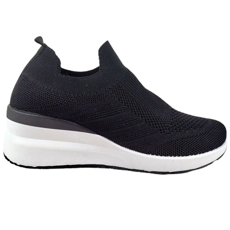 Zapatilla de Mujer Con Plataforma Negro-0