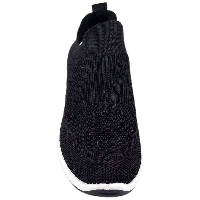 Zapatilla de Mujer Con Plataforma Negro-2