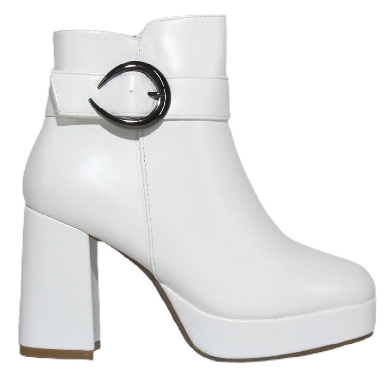 Botines de ecocuero con tacón alto y plataforma 362 Yassne-0