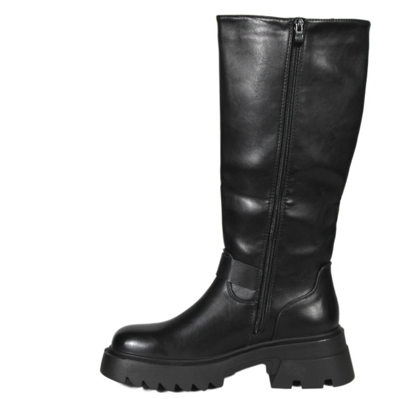 Bota Plataforma Biker 18 Yassne Negro-3
