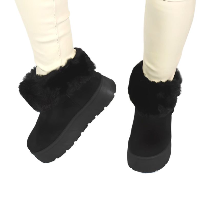 Pantubota Botin de Mujer Invierno 13 Yassne Negro-1