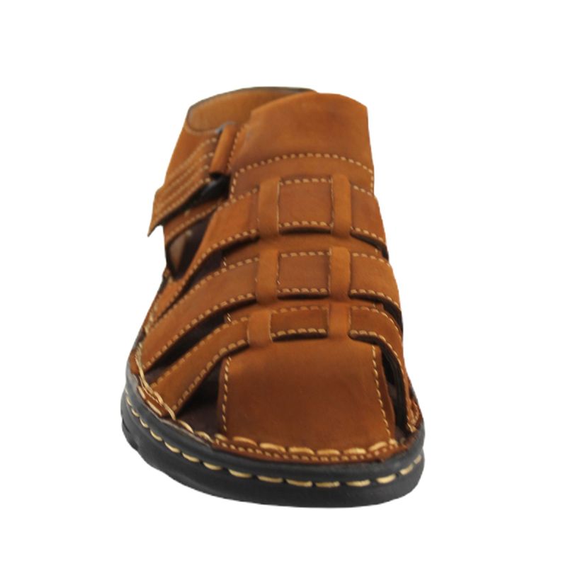 Sandalia Cuero Hombre 227 Marron-1