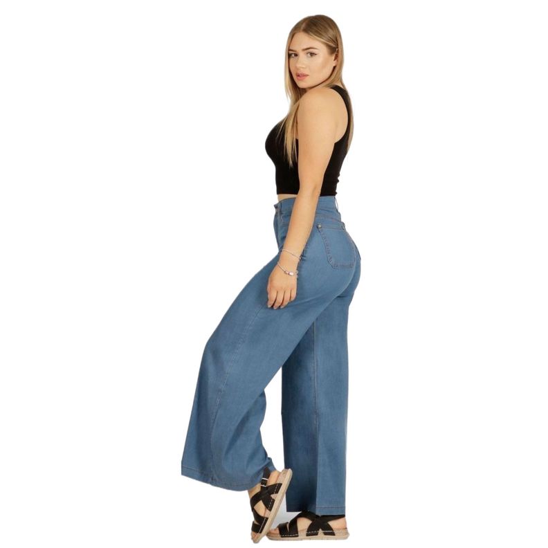 Jeans Palazzo Mujer Tiro Alto 09 Yassne-1